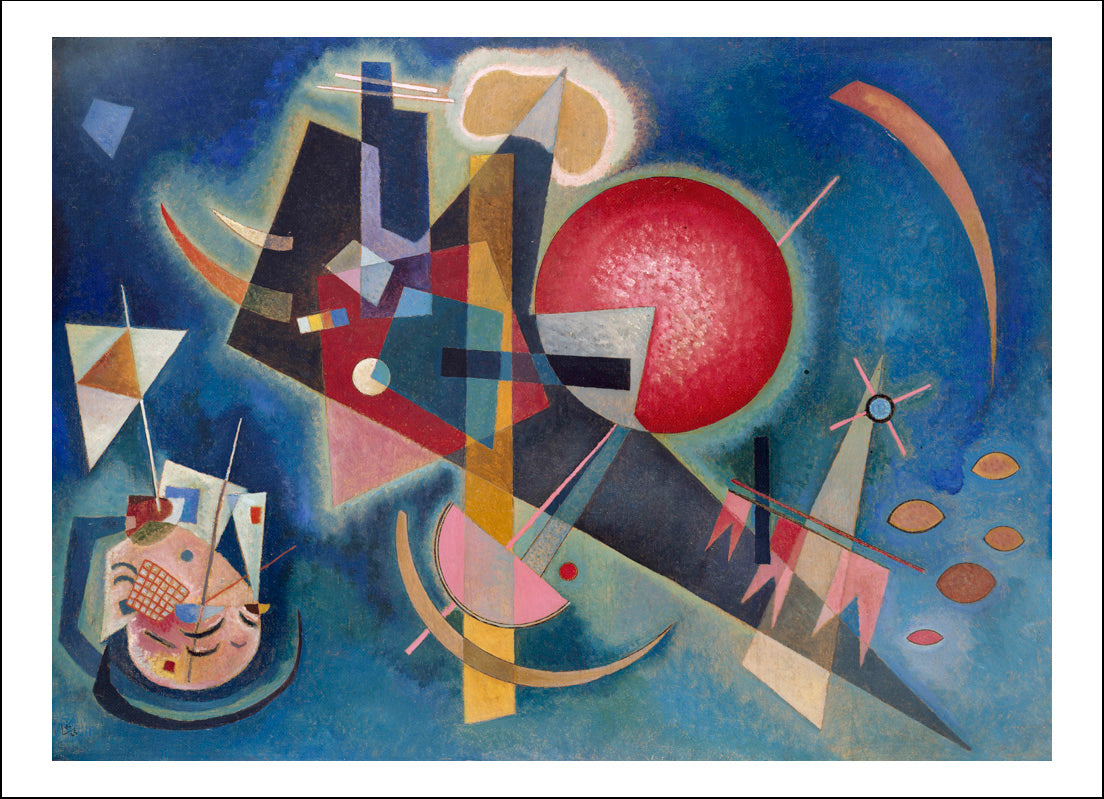 Im_Blau__1925 by Wassily Kandinsky, 12x8"(A4) Poster Print