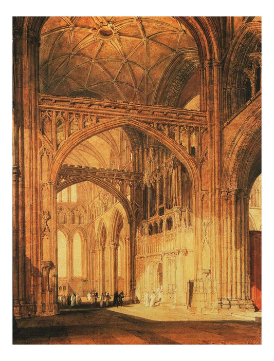 Interior of Salisbury Cathedral, 1802-05 by John Mallord William Turner RA