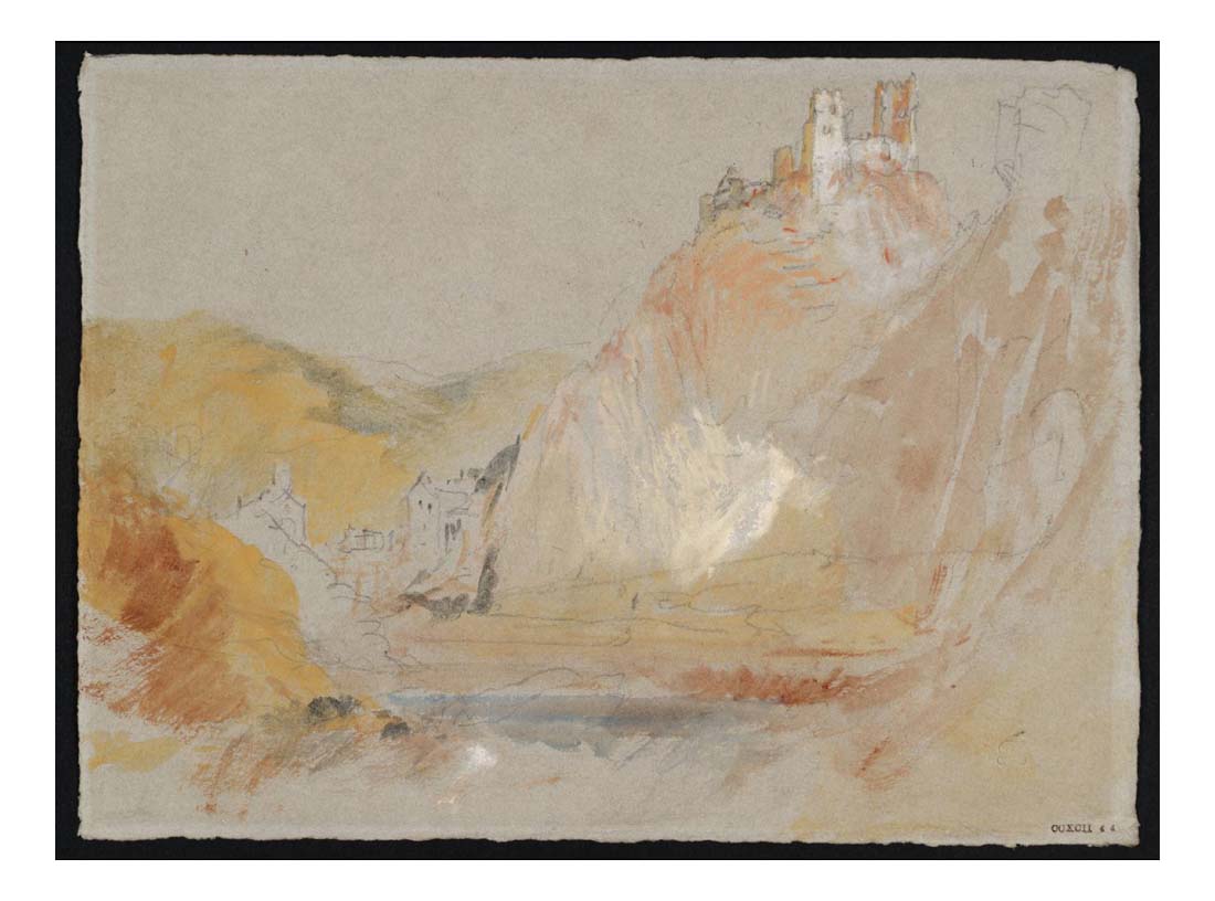 Italian Lake Scene, with Buildings, 1834 by John Mallord William Turner RA, 12x8"(A4) Poster