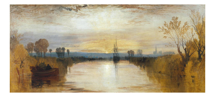 J. M. W. Turner - Chichester Canal [1828], vintage art, A3 (16x12