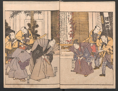 ,Amusements of Kabuki Actors of the “Third Floor” [Dres,Classic Ming China Image,16x12"(A3) Poster