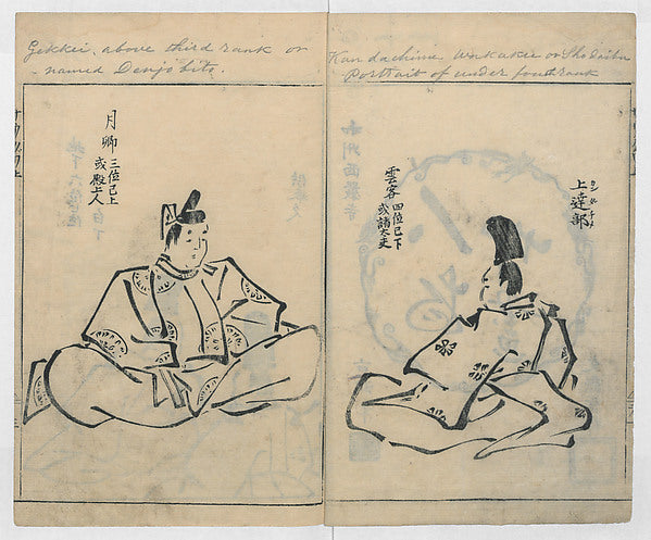 Sketches of People 1724-Kokan,  Poster Print Wall Art