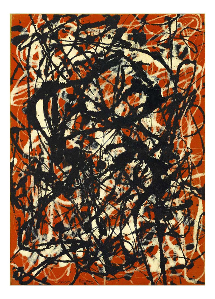 Jackson Pollock - Free Form, 16x12