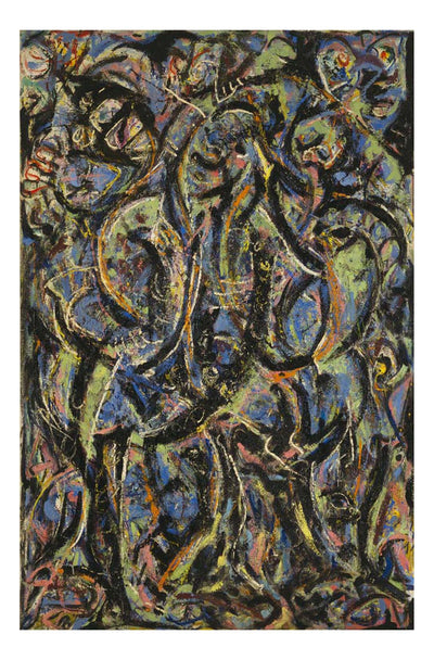 Jackson Pollock - Gothic, 16x12" (A3) Poster Print