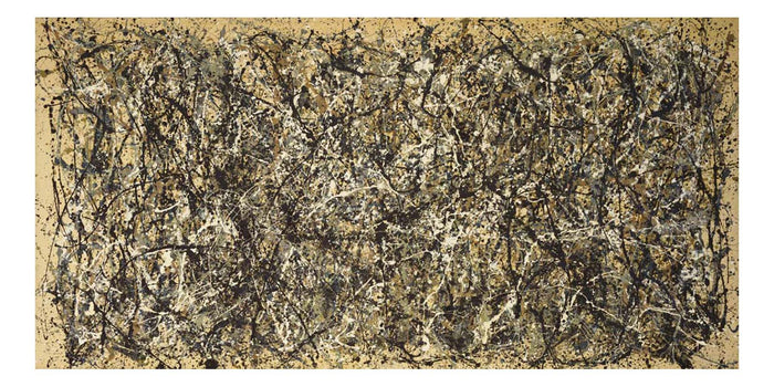 Jackson Pollock - One Number 31, 1950, 16x12