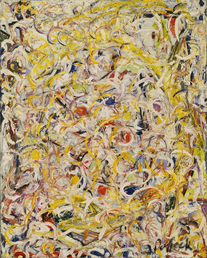 Jackson Pollock - Shimmering Substance, vintage art, modern poster print