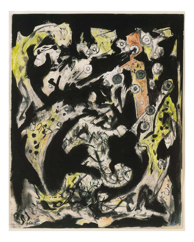 Jackson Pollock - Untitled, 16x12" (A3) Poster Print