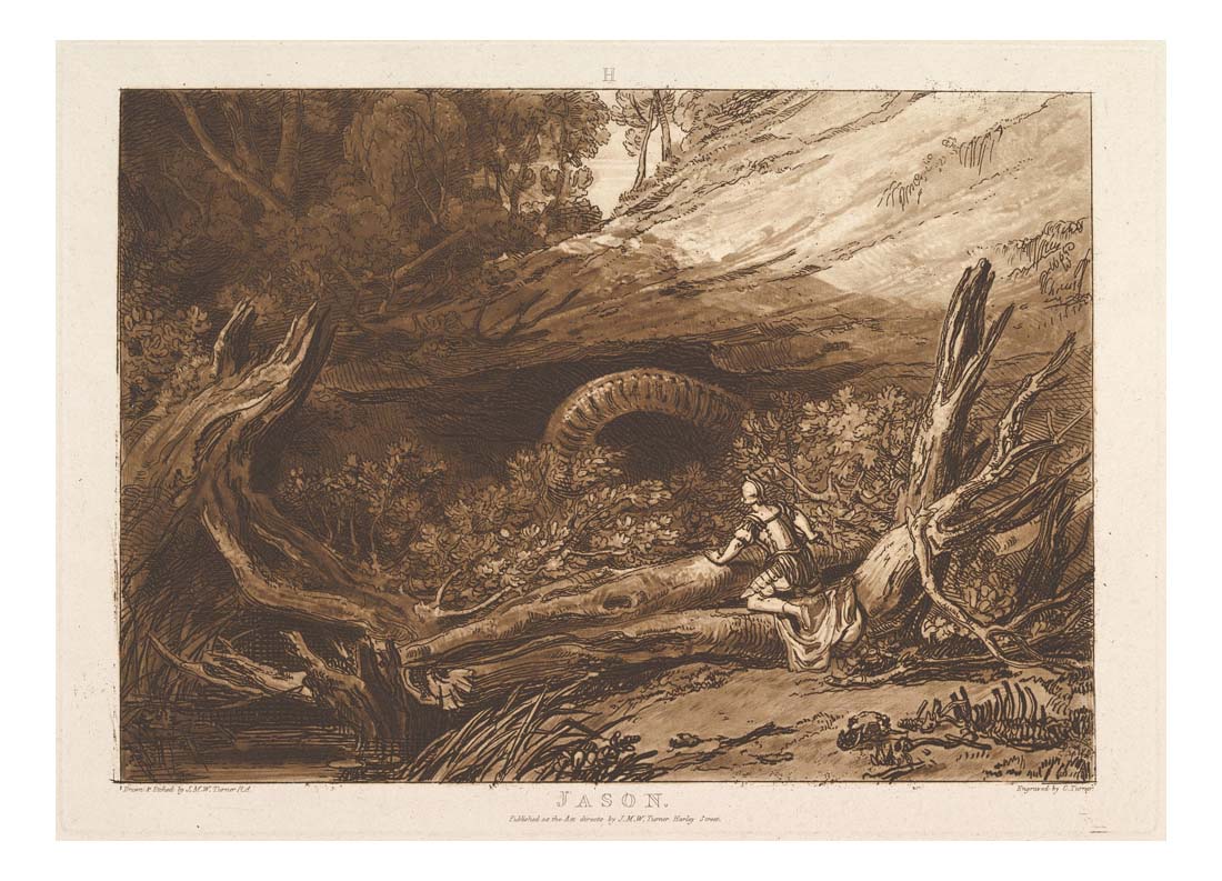 Jason, 1807_1 by John Mallord William Turner RA, 12x8"(A4) Poster