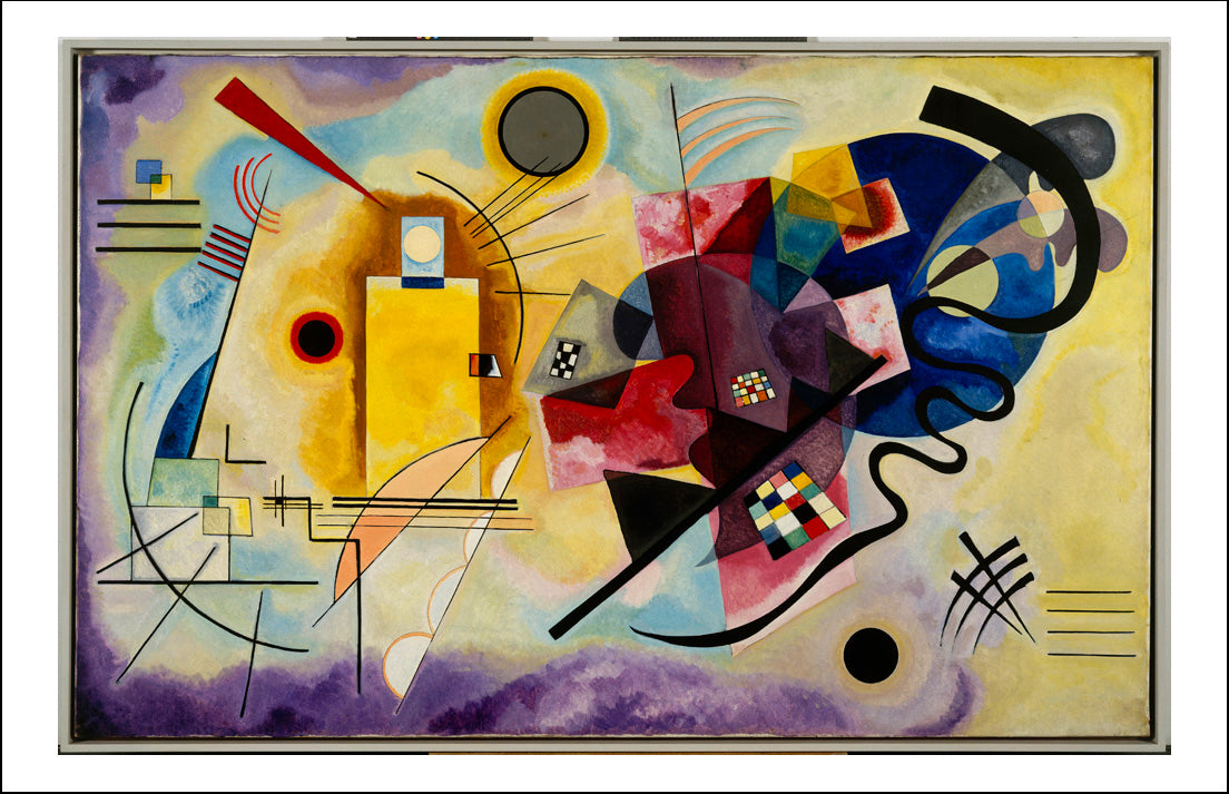 Jaune-rouge-bleu, 1925 by Wassily Kandinsky, 12x8"(A4) Poster Print