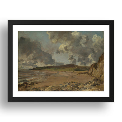 John Constable: Weymouth Bay: Bowleaze Cove and Jordon Hill, Poster in 17x13"(A3) Frame