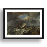 Joseph Mallord William Turner: Calais Pier, Poster in 17x13"(A3) Frame
