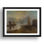 Joseph Mallord William Turner: Sun Rising through Vapour, Poster in 17x13"(A3) Frame