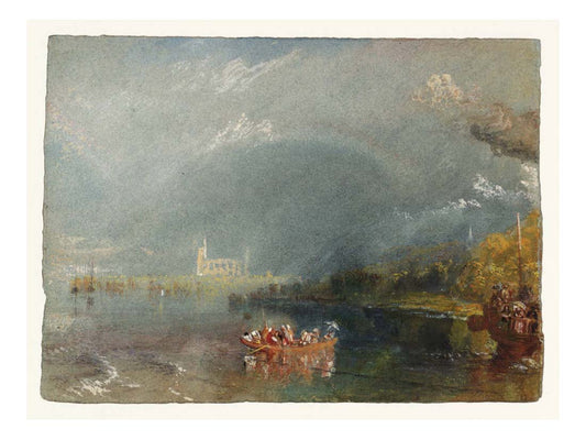 Jumieges, 1832 by John Mallord William Turner RA, 12x8"(A4) Poster