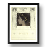 Junius 1896 by Gustav Klimt, 17x13" Frame