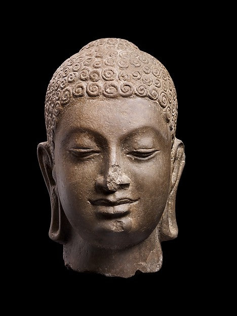 Head of Buddha late 5th–early 6th cent,16x12"(A3)Poster