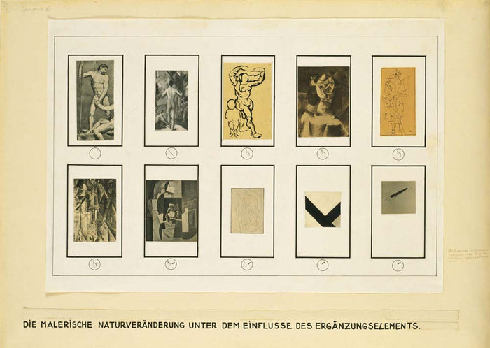 Kazimir Malevich - Analytical Chart (2), vintage art, A3 (16x12
