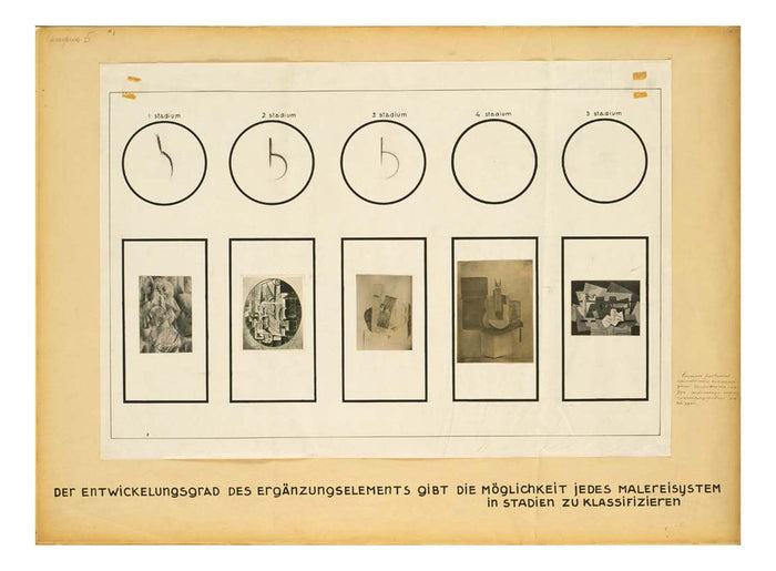 Kazimir Malevich - Analytical Chart, 16x12
