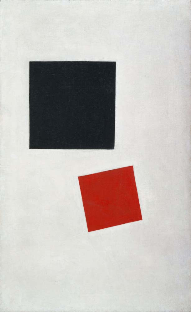 Kazimir Malevich -  Boy Knapsack - Color Masses in the Fourth Dimension vintage art, A3 (16x12