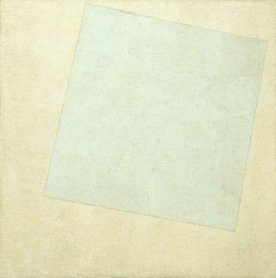 Kazimir Malevich - Suprematist Composition White on White, vintage art, modern poster print
