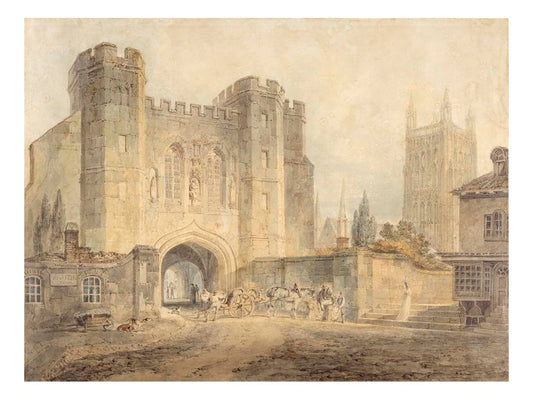 King Edgar's Gate, Worcester, 1794 by John Mallord William Turner RA