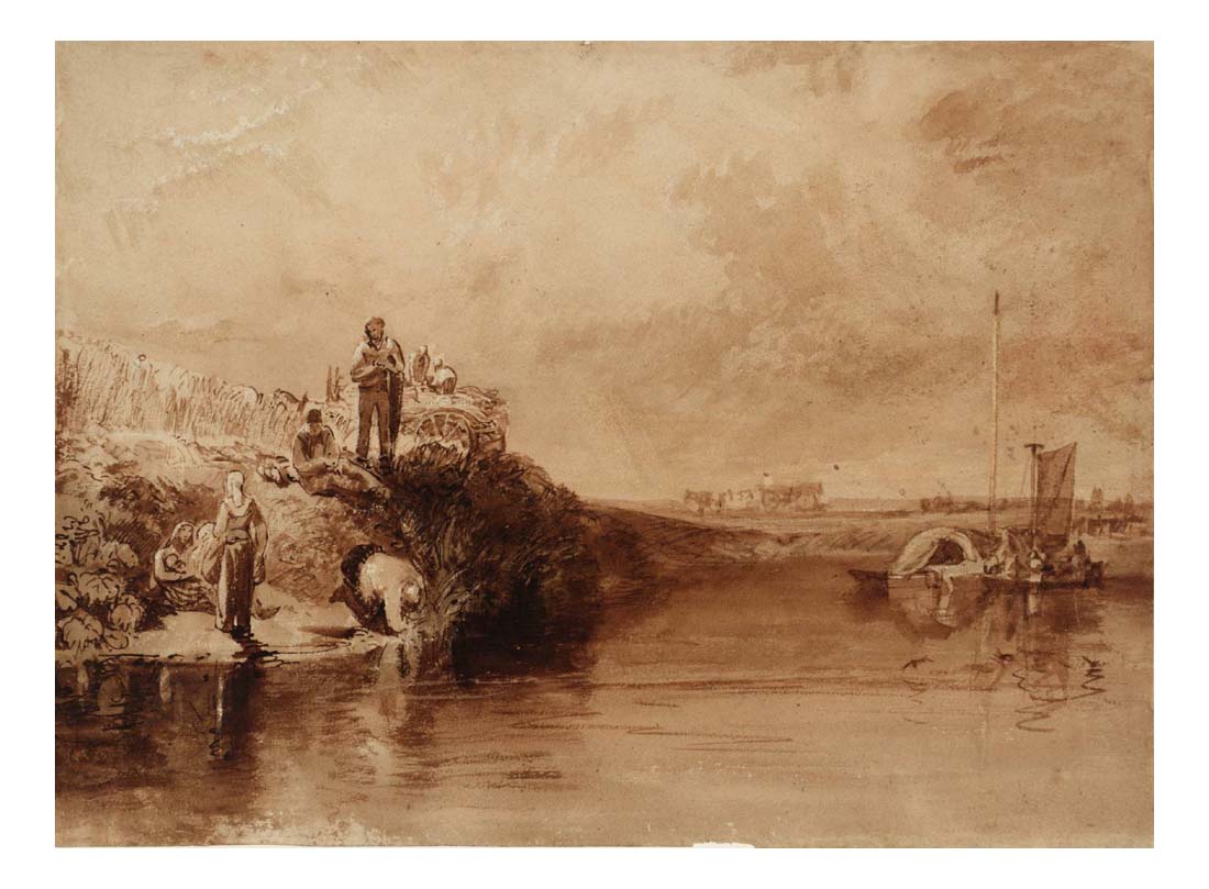 Kingston Bank, 1810-15 by John Mallord William Turner RA