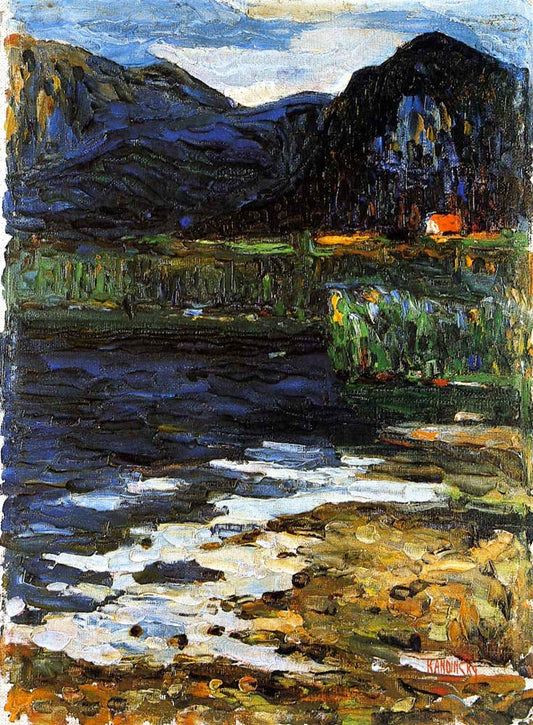 Kochel - Schlehdorf - Wassily Kandinsky -1902 by Wassily Kandinsky, 16x12"(A3) Poster Print