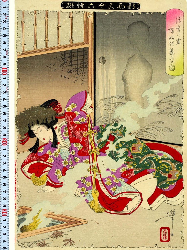 L004 000, historic, vintage ukiyo-e Japan artwork,12x8"(A4) Poster Print