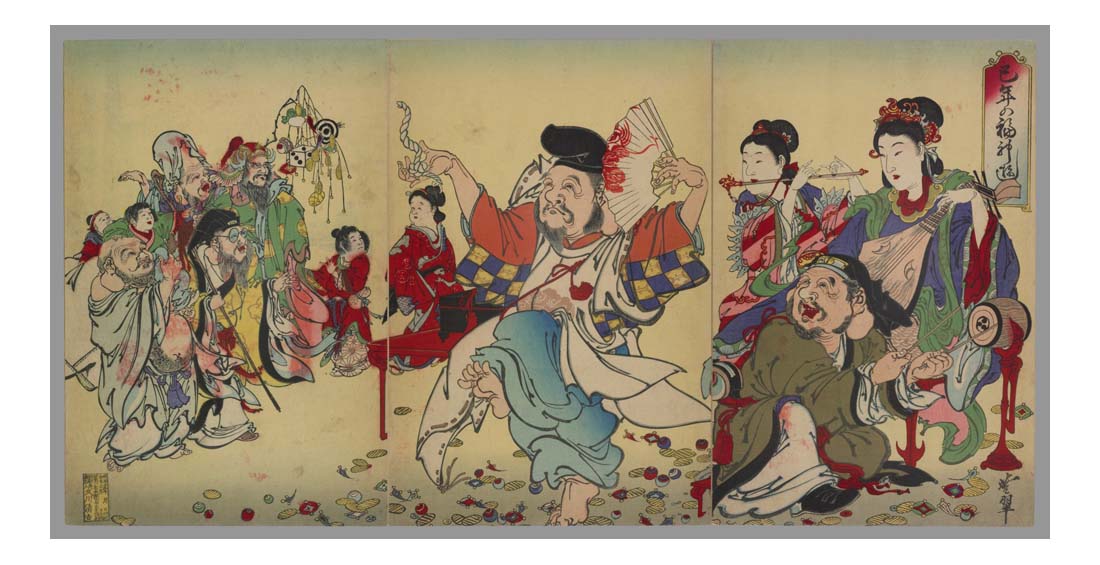 L139 001, historic, vintage ukiyo-e Japan artwork,12x8"(A4) Poster Print