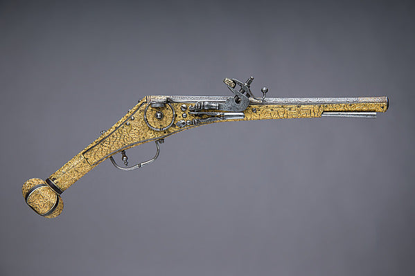 Wheellock Pistol c1560–70,  Poster Print Wall Art