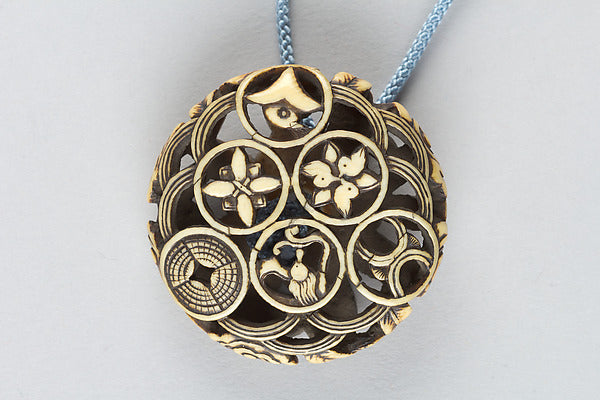 Netsuke with Carved Openwork Design 19th cent,  Poster Print