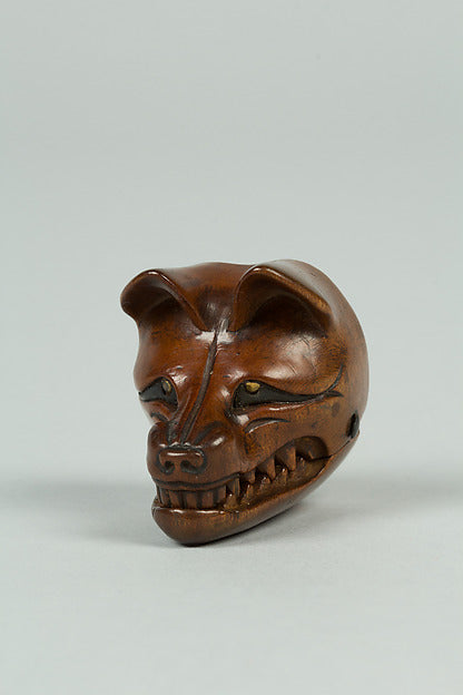 Netsuke of Fox Mask with Movable Jaw 19th cent,  Poster Print