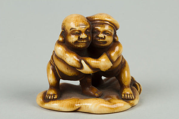 Netsuke of Daikoku and Fukurokuji 19th cent,  Poster Print