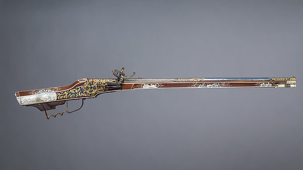 Wheellock Rifle c1610–30,16X12"(A3) Poster