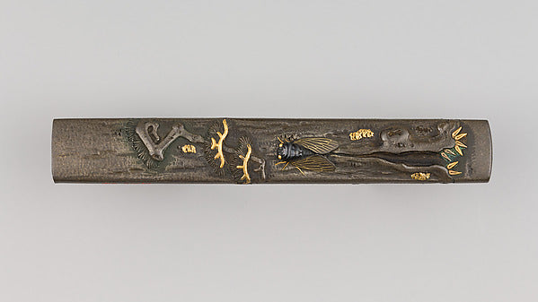 Knife Handle  dated 1828 Iwama Masayoshi,  Poster Print Wall Art