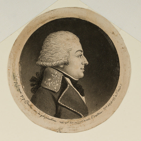 Portrait of Pierre-François Percy  c1795–98,  Poster Print Wall Art