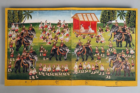 Court of King Mindon or Thibaw, or associated workshops:Acco-16x12"(A3) Poster