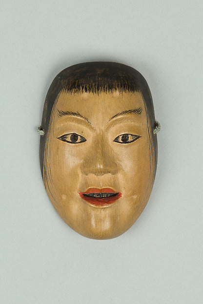 Netsuke: Miniature Noh Mask of Dai Doji 18th cent,  Poster Print