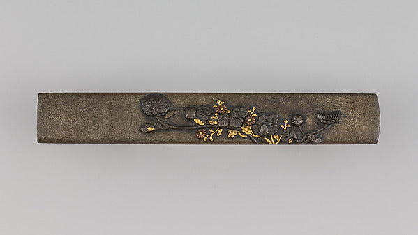 Knife Handle  19th cent Genshosai Masaharu,  Poster Print Wall Art