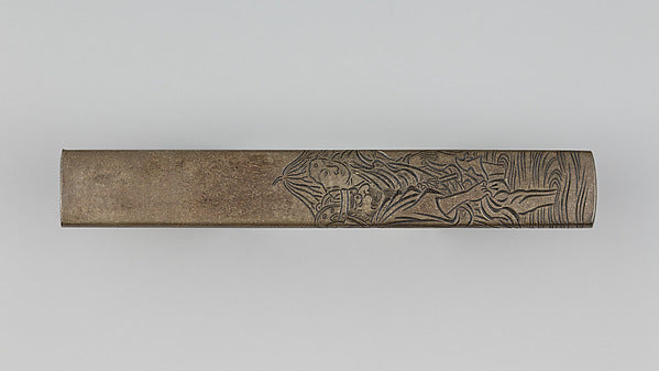 Knife Handle  early 18th cent Furukawa Jochin,  Poster Print Wall Art