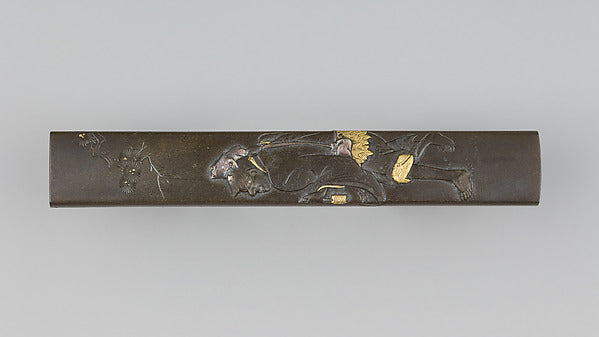 Knife Handle  19th cent Seishinken,  Poster Print Wall Art