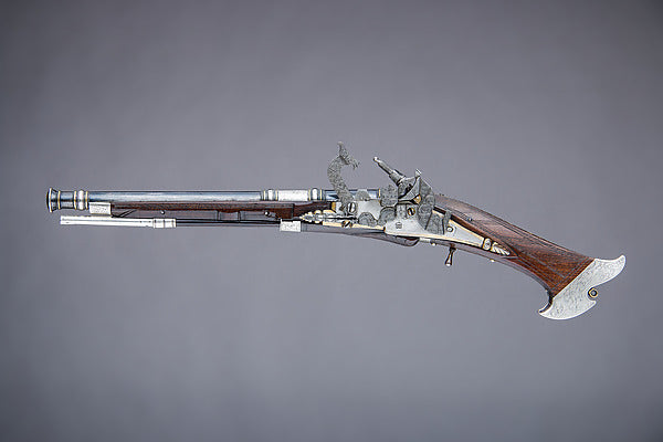 Snaphance Flintlock Pistol Made for Wilhelm  Duke of Kurland d,  Poster Print Wall Art