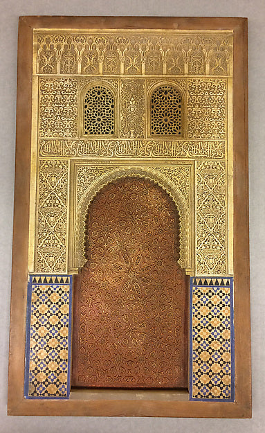 :Architectural Model Based on the Alhambra 19th century -16x12"(A3) Poster