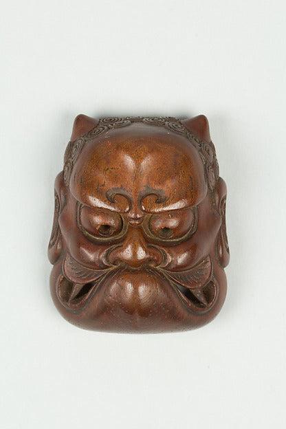 Netsuke of Noh Mask: ?ni 19th cent,  Poster Print