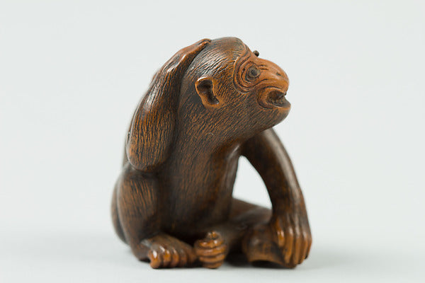 Netsuke of Monkey with a Bee on His Back 19th cent,  Poster Print