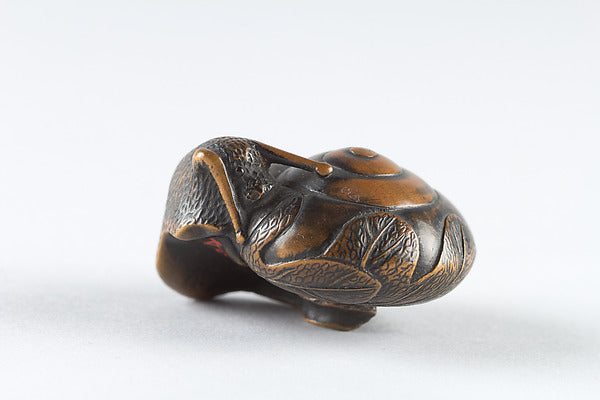 Netsuke of Snail 19th cent,  Poster Print