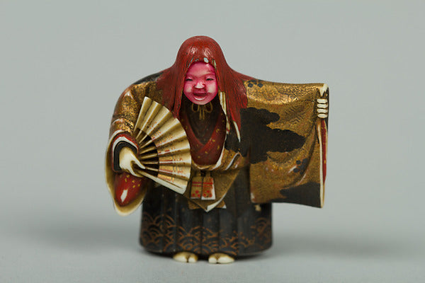 Netsuke of Noh Dancer 19th cent,  Poster Print