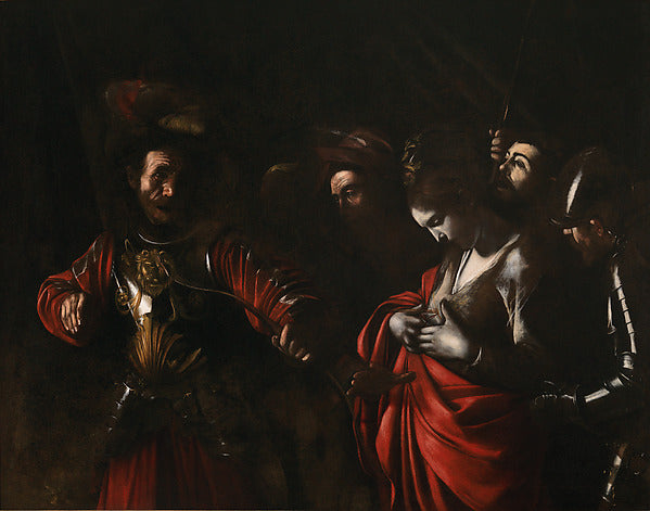 Caravaggio:The Martyrdom of Saint Ursula 1610-16x12"(A3) Poster