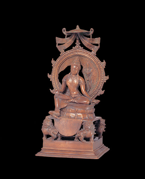 Enthroned Bodhisattva Manjushri as Sita Manjughosa late 8th ce,16x12"(A3)Poster