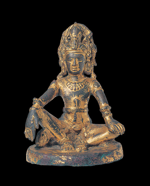 Bodhisattva  probably Maitreya  Seated in Royal Ease c8th–9th,16x12"(A3)Poster