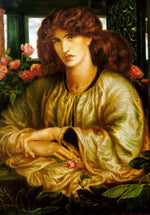 La Donna Della Finestra, 1879 by Dante Gabriel Rossetti, pre-Raphaelite artist, 16x12" (A3) Poster